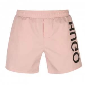 Hugo Boss Saba Swim Shorts Pink Size L Men