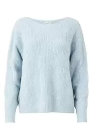 Yumi Blue Lace Jumper - S