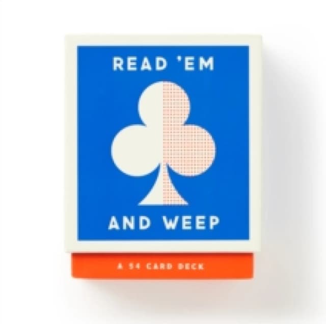 Read Em and Weep Playing Card Set. Cards. By Brass Monkey, Galison Books