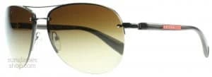 Prada Sport PS56MS Sunglasses Gunmetal 5AV6S1 64mm