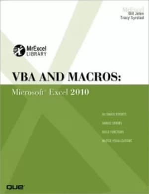 VBA and macros by Bill Jelen