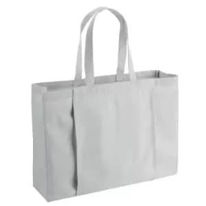 Westford Mill EarthAware Yoga Organic Tote Bag (One Size) (Light Grey)