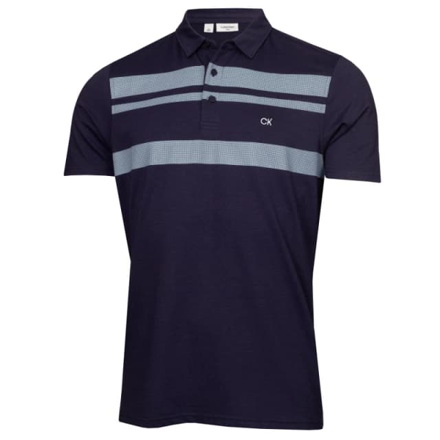 Calvin Klein Golf G Fort Jcksn Polo - Blue Blue S