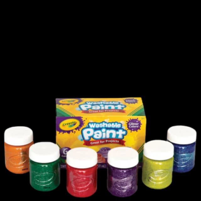 Washable Glitter Paints 6 Contents