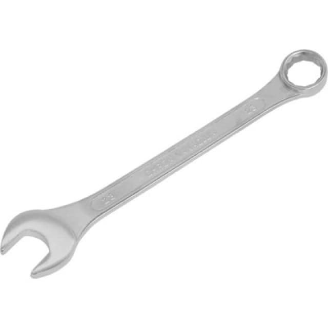 Loops 23mm Combination Spanner - Fully Polished Heads - Chrome Vanadium Steel Metallics