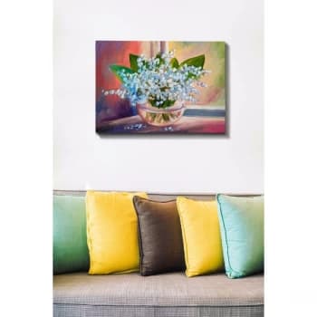 Kanvas Tablo (50 x 70) - 157 Multicolor Decorative Canvas Painting