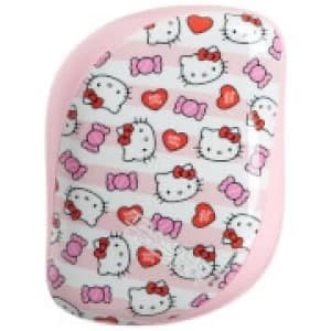 Tangle Teezer Compact Styler Hairbrush - Hello Kitty Candy Stripes