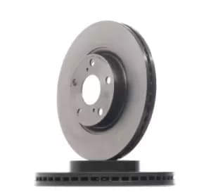 PAIR PAINTED BREMBO BRAKE DISCS 09.9817.31