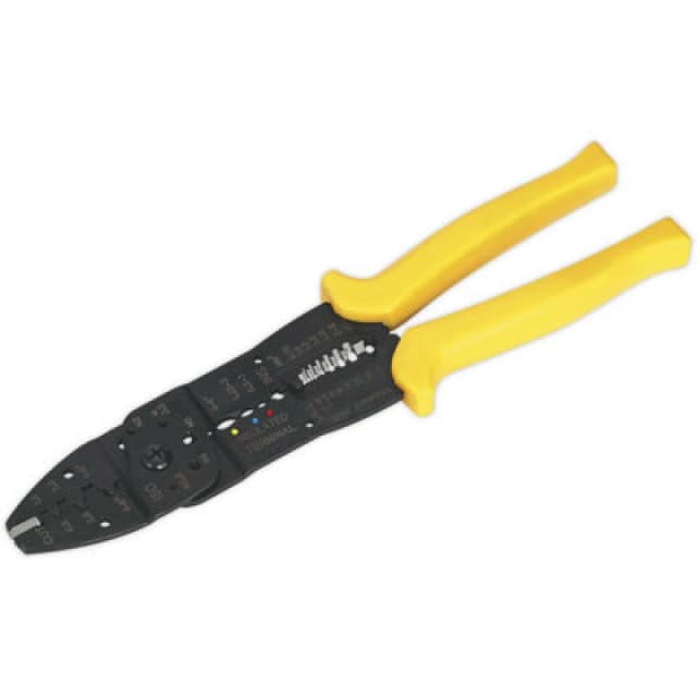 Loops 250mm Stripping & Crimping Tool - Insulated Handgrips - 3mm Steel Construction Metallics