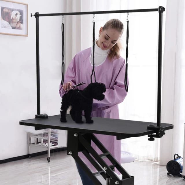 KIDKID PET Adjustable Hydraulic Pet Grooming Trimming Table Black unisex One size