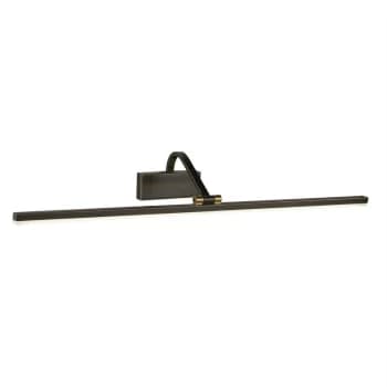 Searchlight Lighting - Searchlight Picture Lights - Integrated LED 1 Light Picture Wall Light Black Brushed Gold