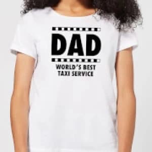 Dad Taxi Service Womens T-Shirt - White - 3XL