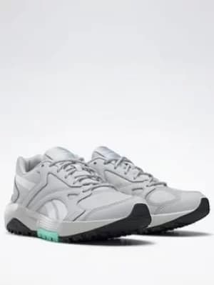 Reebok Lavante Terrain Shoes, Grey/White/Black, Size 5, Women