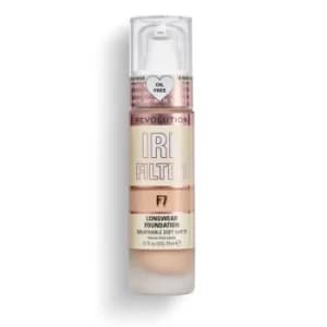 Makeup Revolution IRL Filter Longwear Foundation F7