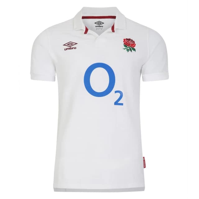 Umbro England Rugby Home Classic Shirt 2023 Six Nations - White White M