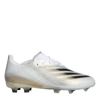 adidas X Speedflow.1 Firm Ground Boots Kids - White/MetGold