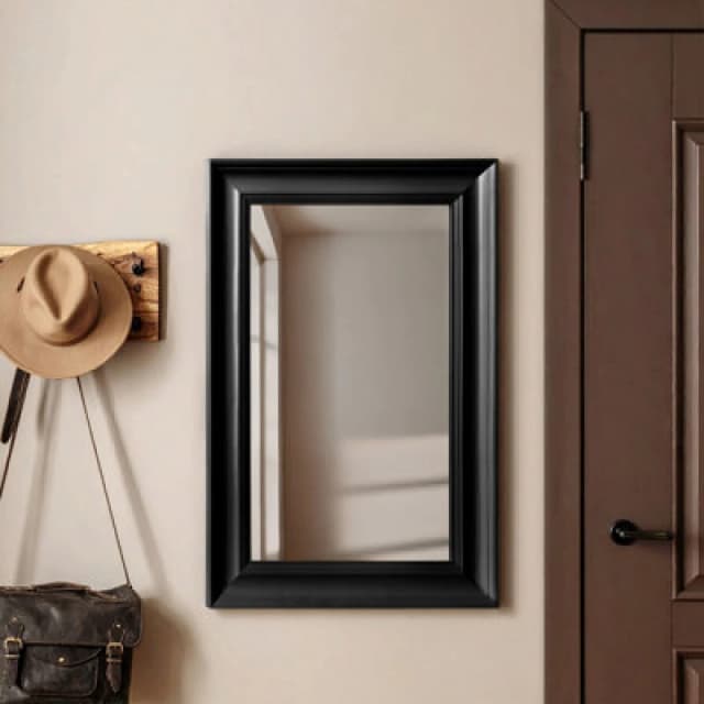 Premier Housewares Urban Wall Mirror Black
