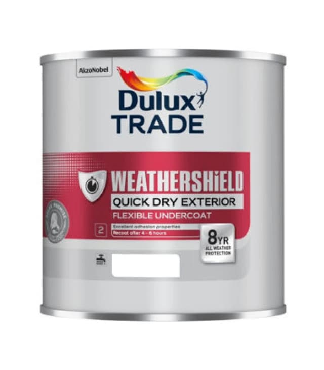 Dulux Trade Weathershield Quick Drying Undercoat White 2.5L