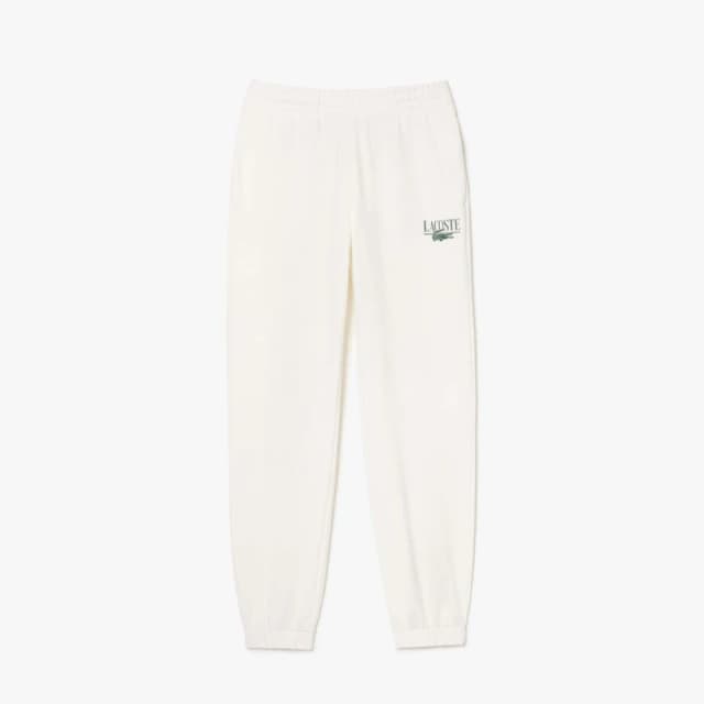 Lacoste Straight Leg Sweatpants Cream female 8