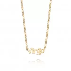 Virgo Zodiac 18ct Gold Plated Necklace ZN06_GP