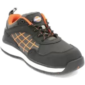 Dickies Elora Safety Trainer Black/Orange Size 7 - Black/Orange