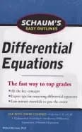 schaums easy outline of differential equations revised edition
