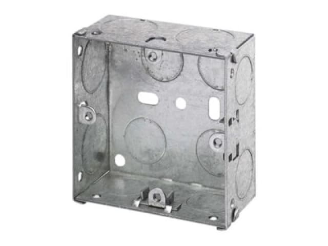 Dencon 8847Nb Metal Back Box 1-Gang 25mm Dcn8847Nb