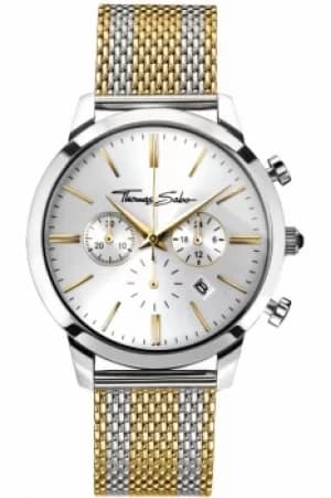 Mens Thomas Sabo Rebel Spirit Chrono Chronograph Watch WA0286-282-201-42MM