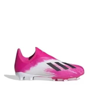 adidas X 19.3 Laceless Childrens FG Football Boots - Pink
