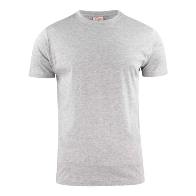 Printer Mens Heavier Pro T-Shirt in Grey Size: Small Grey Male S