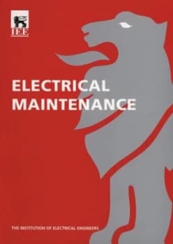 Electrical Maintenance by Paul Cook and Institution of Electrical Engineers Paperback