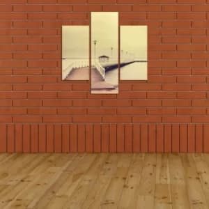 3MDF-092 Multicolor Decorative MDF Painting (3 Pieces)