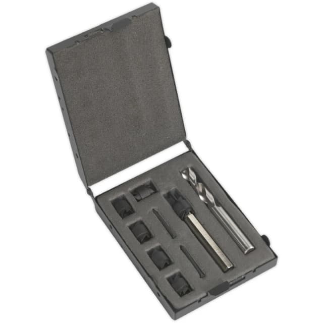 Loops 9 Piece Spot Weld Cutter & Drill Bit Set - Spring Loaded Centre - HSS Cobalt Multi