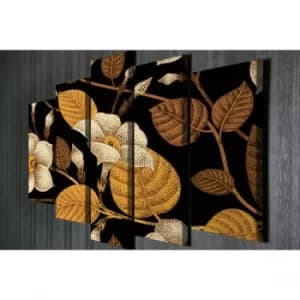 BC106 Multicolor Decorative Canvas Painting (5 Pieces)