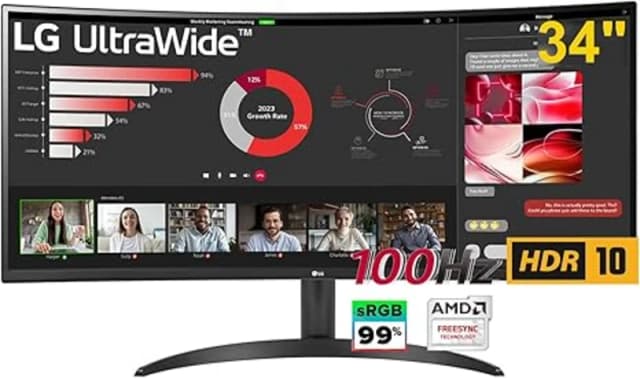 LG 34" CURVED ULTRAWIDE IPS 5MS