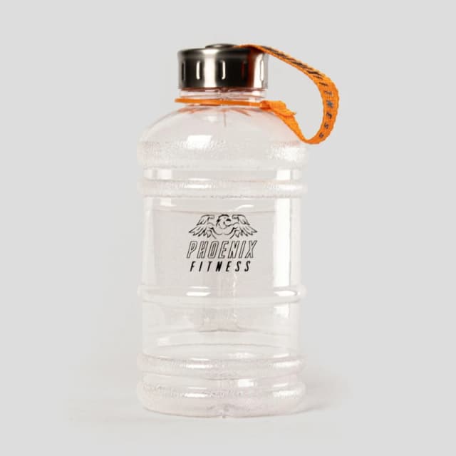 Phoenix Fitness Water Bottle 2 Litre or 1 Litre Clear unisex 2L
