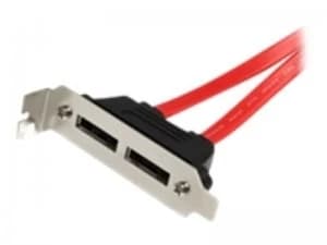 2 Pt Low Profile Sata To eSATA - Plate Adapter Uk