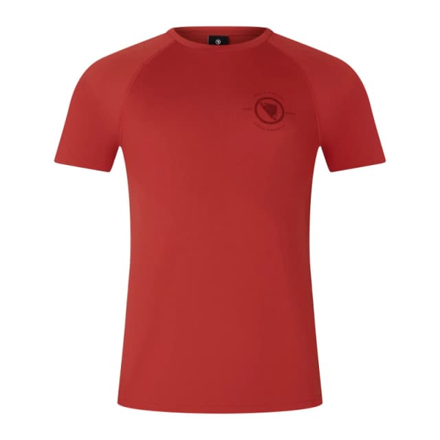 Endura Loop S/S Tech Tee Brick Red male S