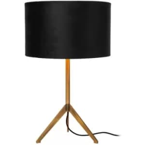 Lucide TONDO - Table Lamp - Ø30cm - 1xE27 - Matt Gold, Brass
