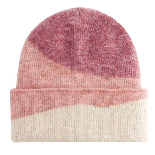 Beechfield Mens Wave Soft Beanie in Rose Rose Male One Size
