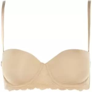Calvin Klein Seductive comfort with lace strapless multiway - Beige
