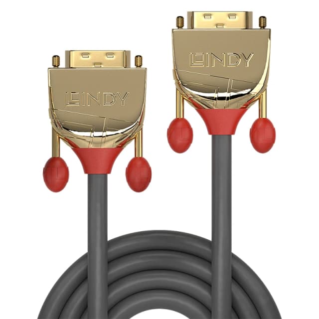 Lindy Lindy 20m DVI-D Single Link Cable, Gold Line 36217