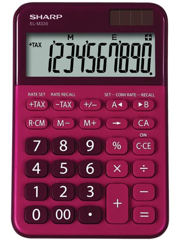 Sharp EL-M335 calculator Desktop Basic Red