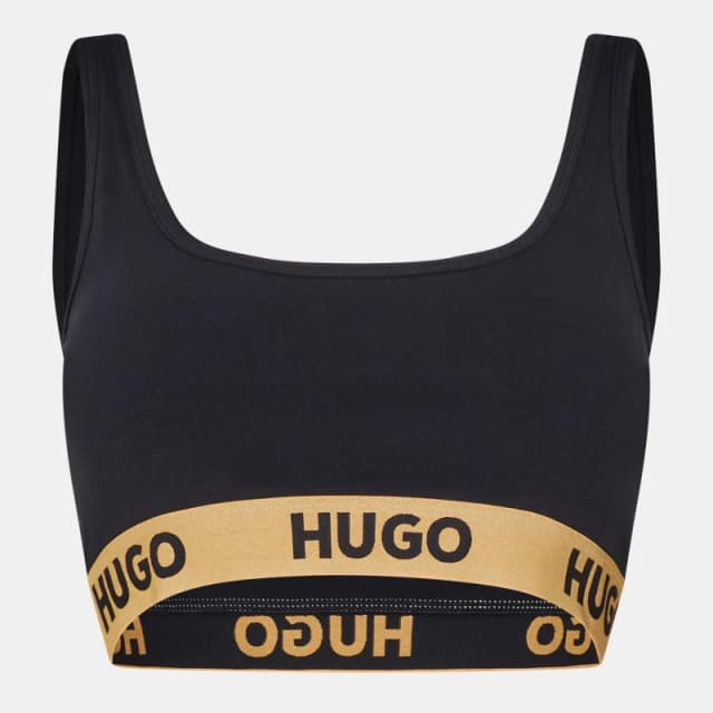 Hugo Sporty Logo Bralette - Black 8