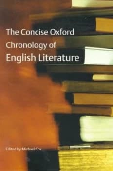 The Concise Oxford Chronology of English Literature by Michael Cox Paperback