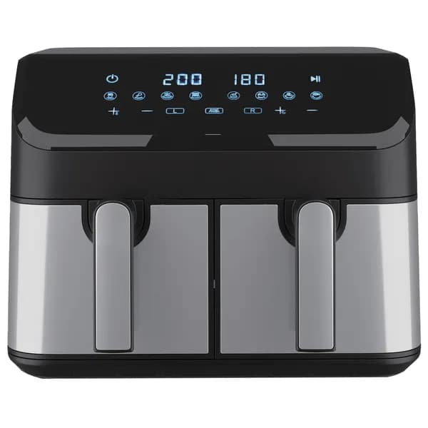 Daewoo SDA2616GE 2000W 9L Dual Drawer Digital Air Fryer