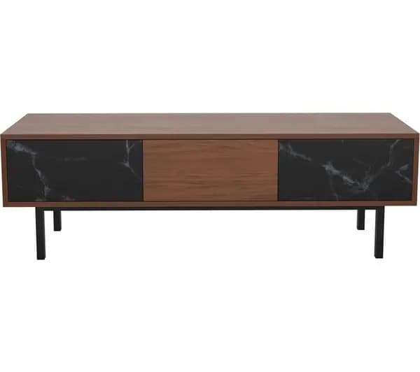 AVF Skyline FS1400SKYW 1400 mm TV Stand a Walnut & Black,Brown