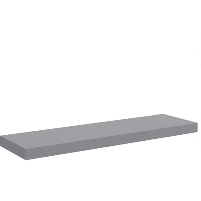 VIDAXL Vidaxl - Floating Wall Shelf Grey 80x23.5x3.8cm mdf 8720286074879