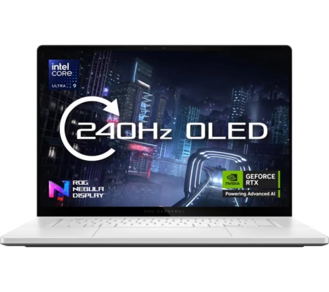 ASUS ROG Zephyrus G16 16" Gaming Laptop - Intel Core Ultra 9, RTX 5070, 2 TB SSD, White 4711387903469