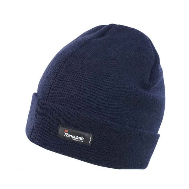 Result Result Men Thinsulate Winter Hat in Navy Navy One Size Male 5063425977420